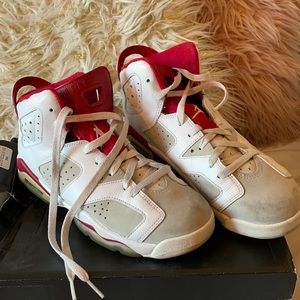 COPY - Authentic red, grey & white Jordan 6 Retros